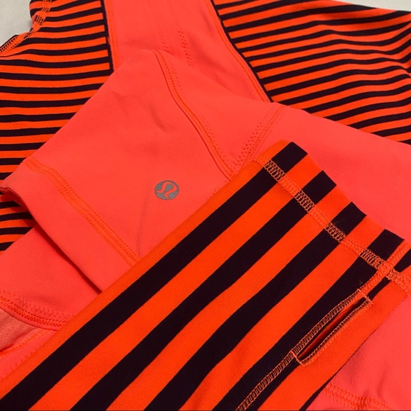 Lululemon Forme Jacket Size 6 Light flare/Inkwell/Stripes - Picture 6 of 15